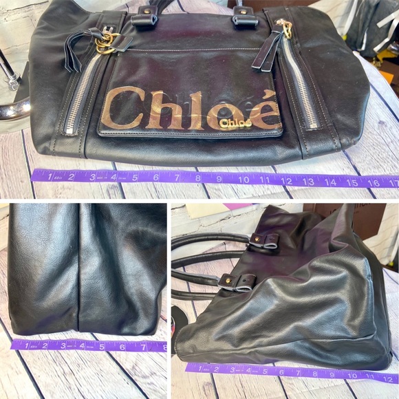 Chloe black leather shoulder bag - Picture 16 of 16